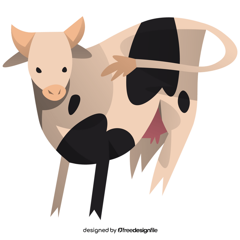 Cow cartoon clipart