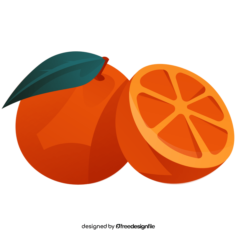 Orange fruit png clipart