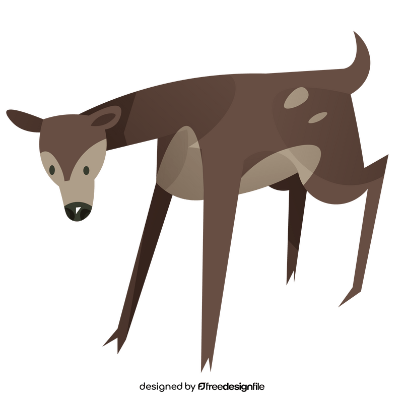 Deer female clipart