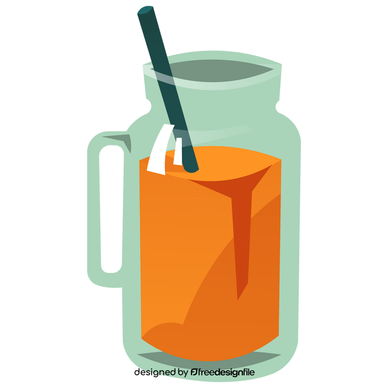 Orange juice clipart