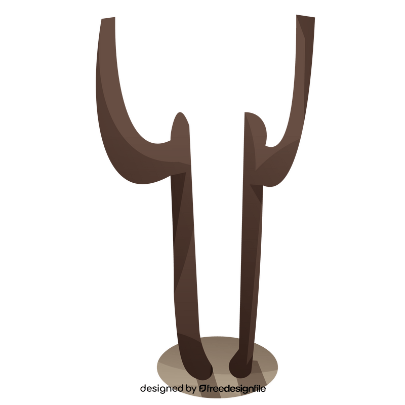 Deer horns clipart