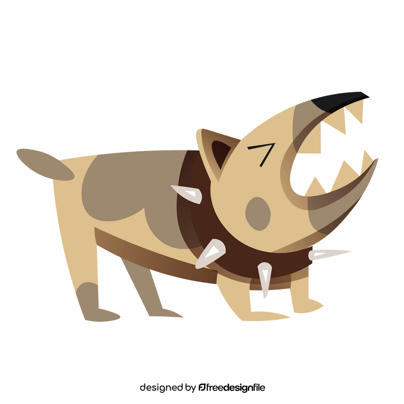 Dog bark clipart