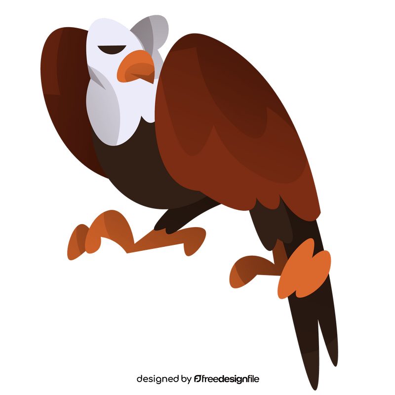 Eagle bird cartoon clipart