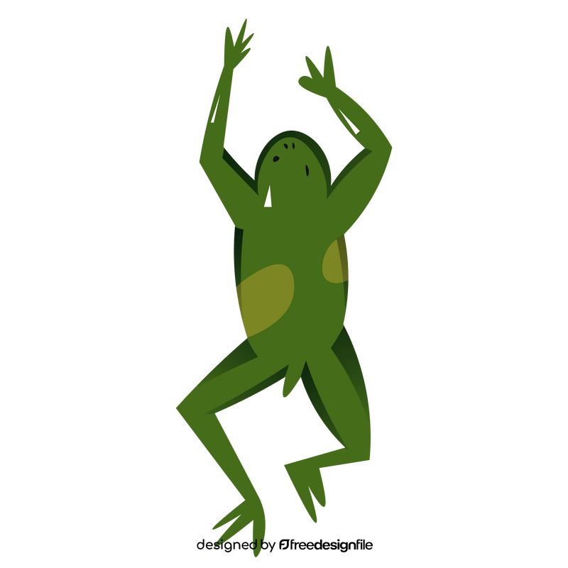 Frog cartoon clipart