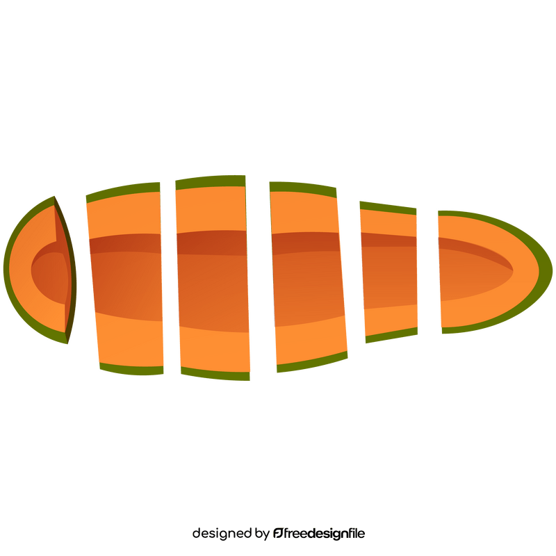 Papaya cut clipart
