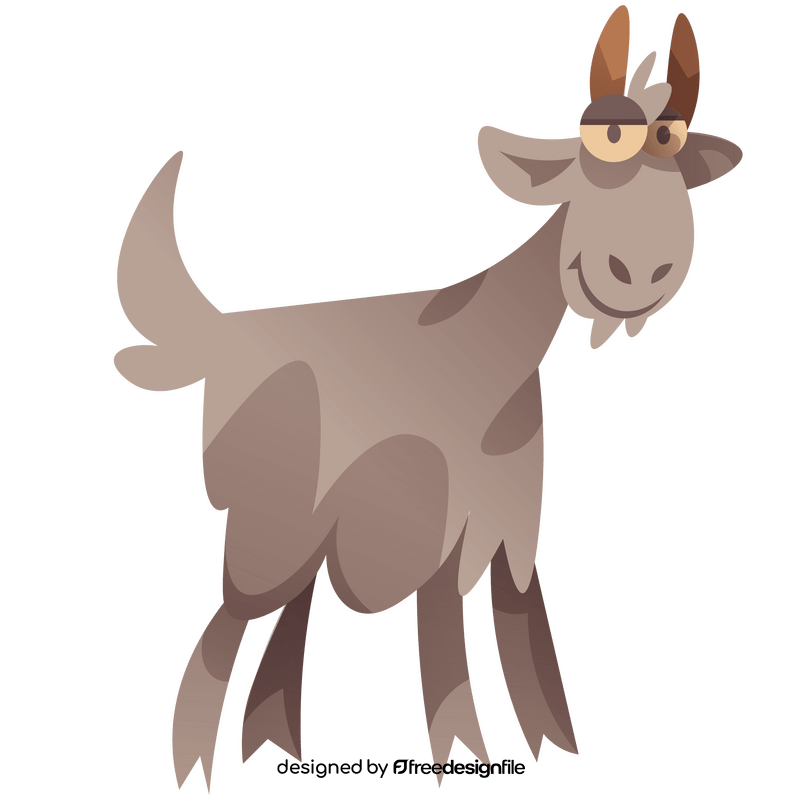 Goat cartoon clipart