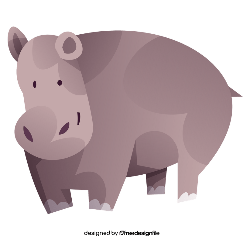 Hippopotamus clipart