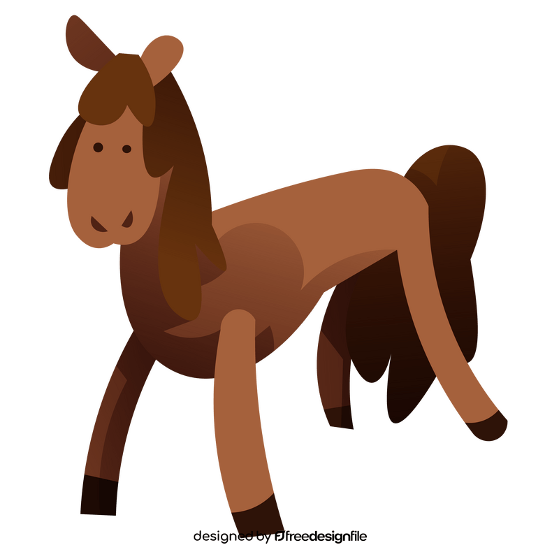 Horse cartoon clipart