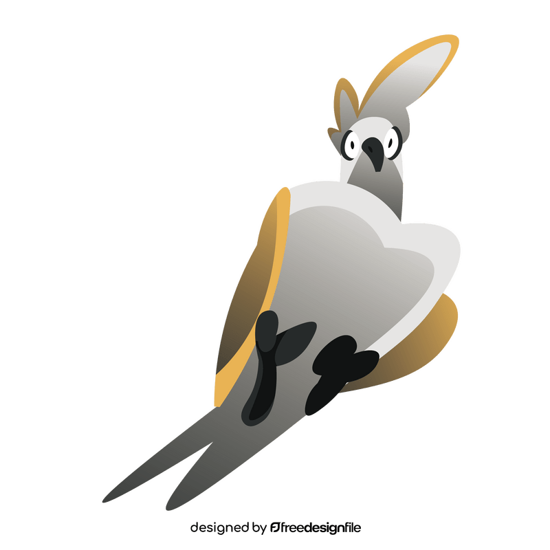 Cartoon cockatoo clipart