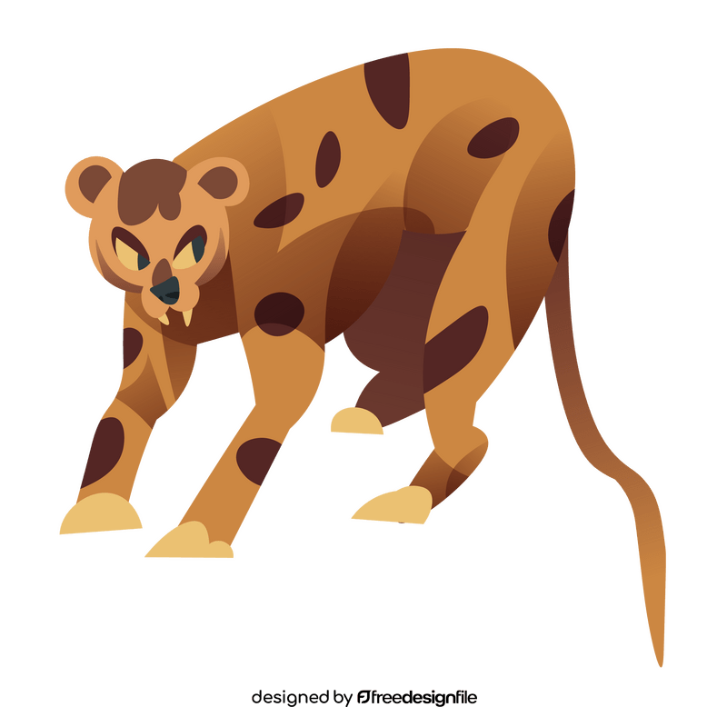 Leopard clipart