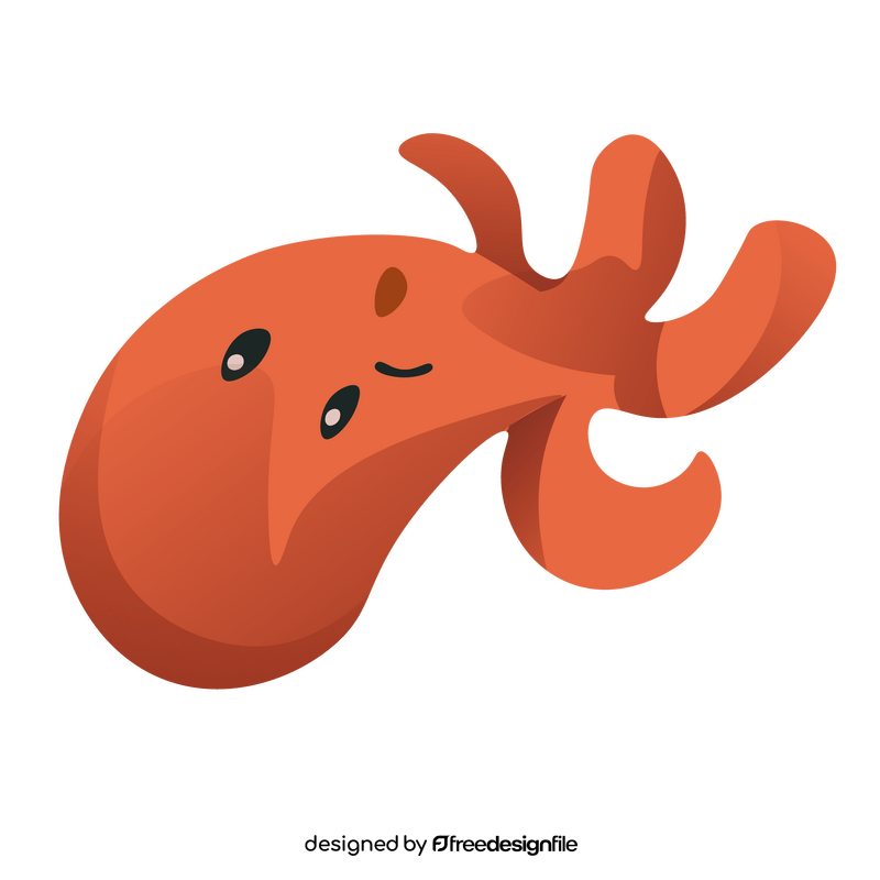 Octopus flip clipart