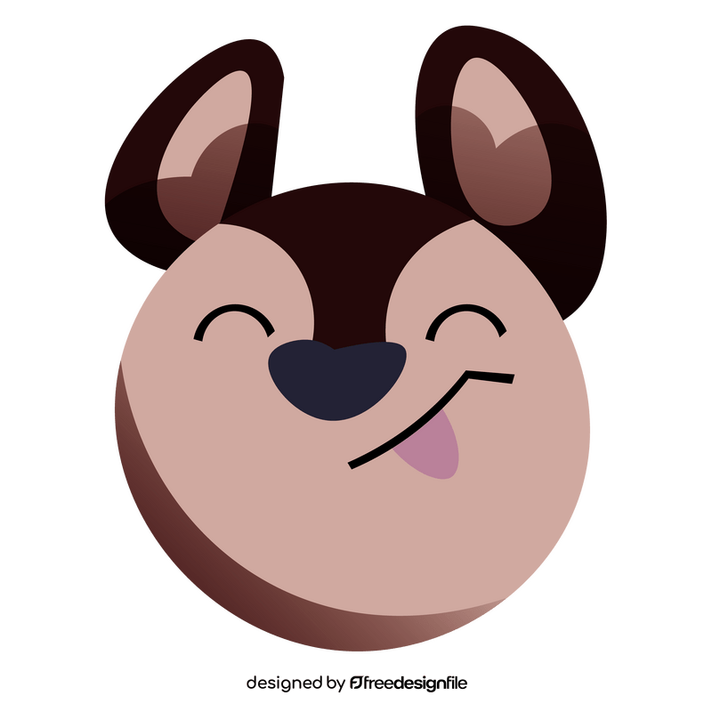 Cute okapi smiling clipart