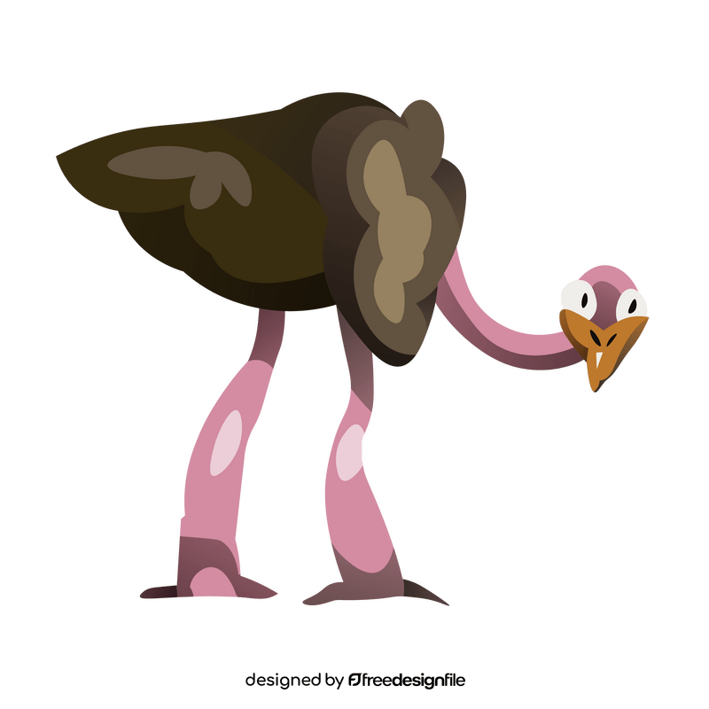 Ostrich clipart