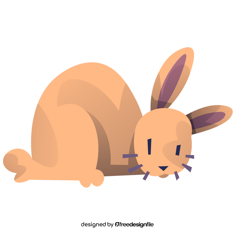 Rabbit cartoon clipart