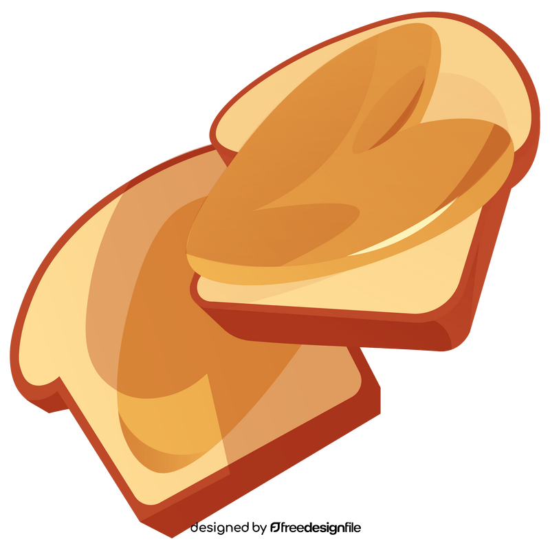 Peanut toasts clipart