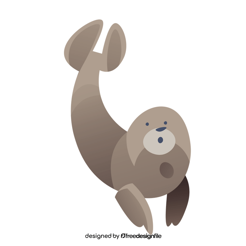 Seal cartoon clipart