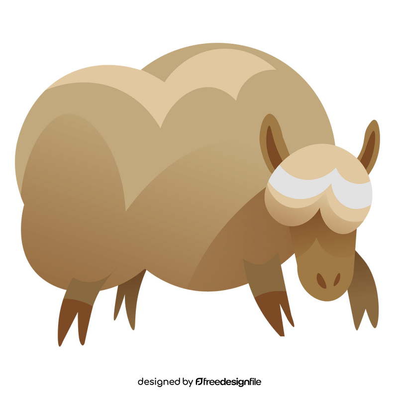 Sheep cartoon clipart