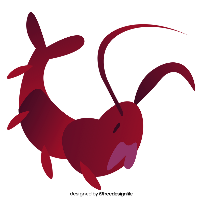 Shrimp cartoon clipart