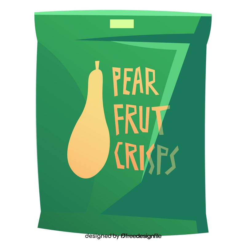 Pear crisps clipart