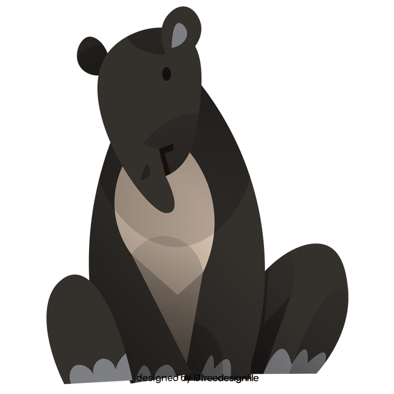 Tapir cute clipart