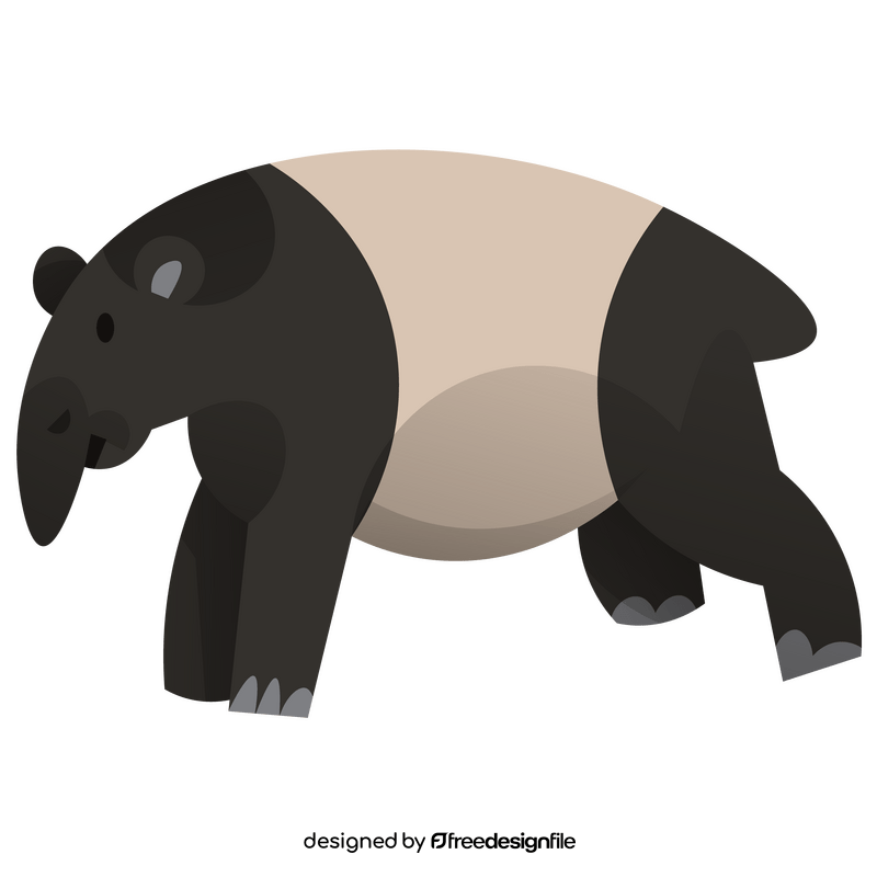 Tapir clipart