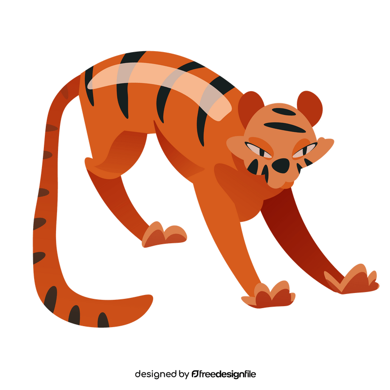 Tiger cartoon clipart