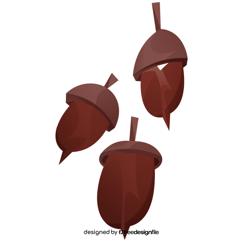 Acorns clipart