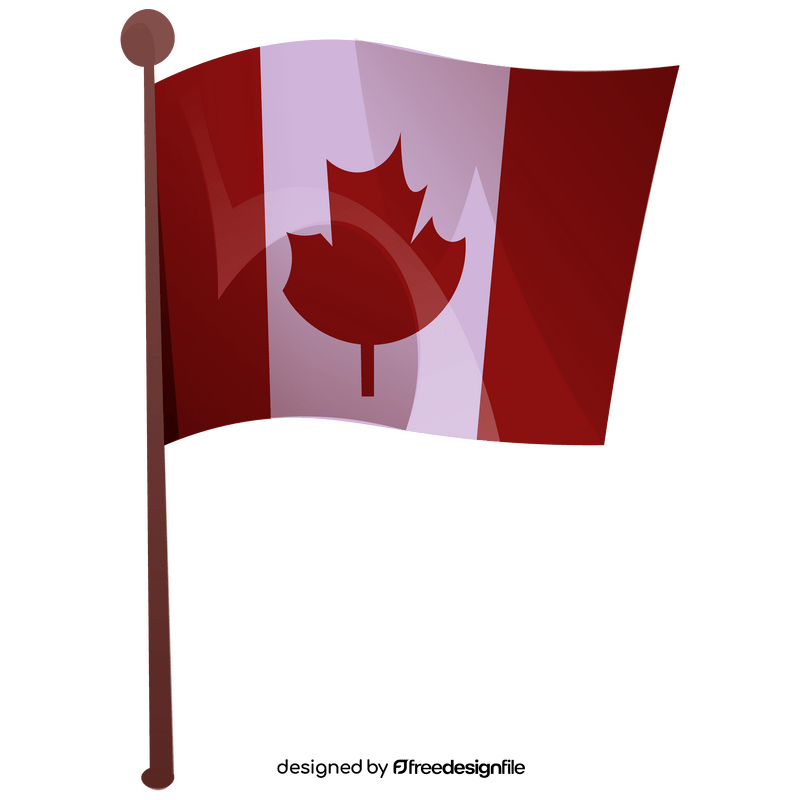 Canada flag clipart