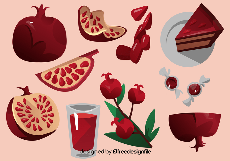 Pomegranate vector