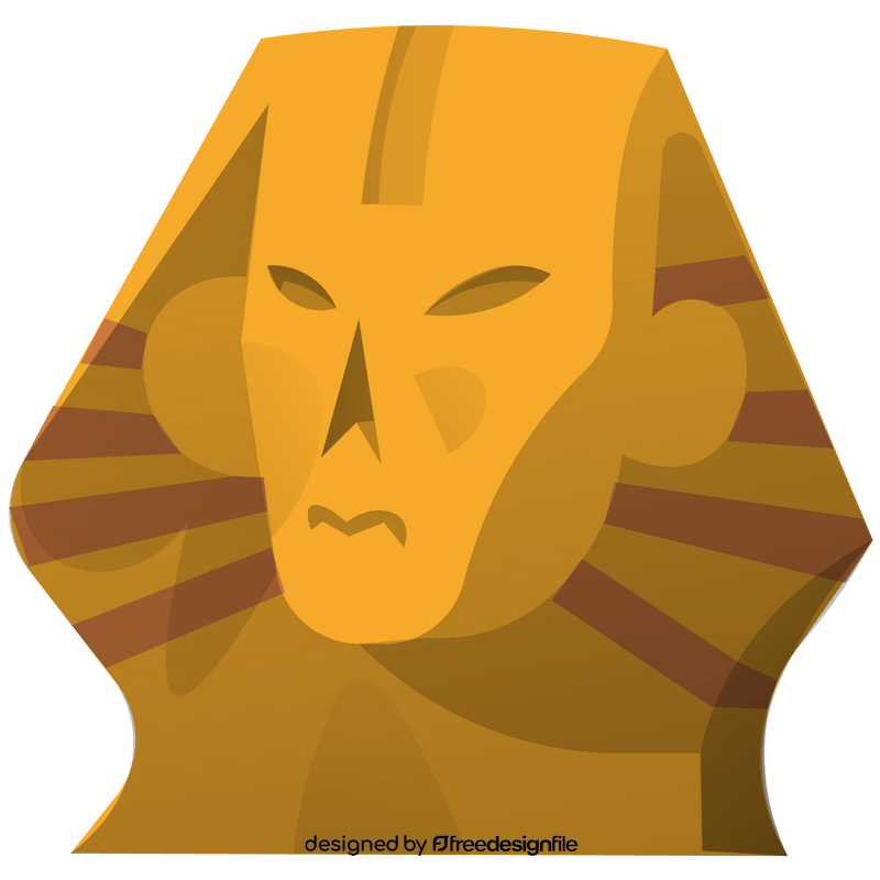 Giza cartoon Sphinx clipart