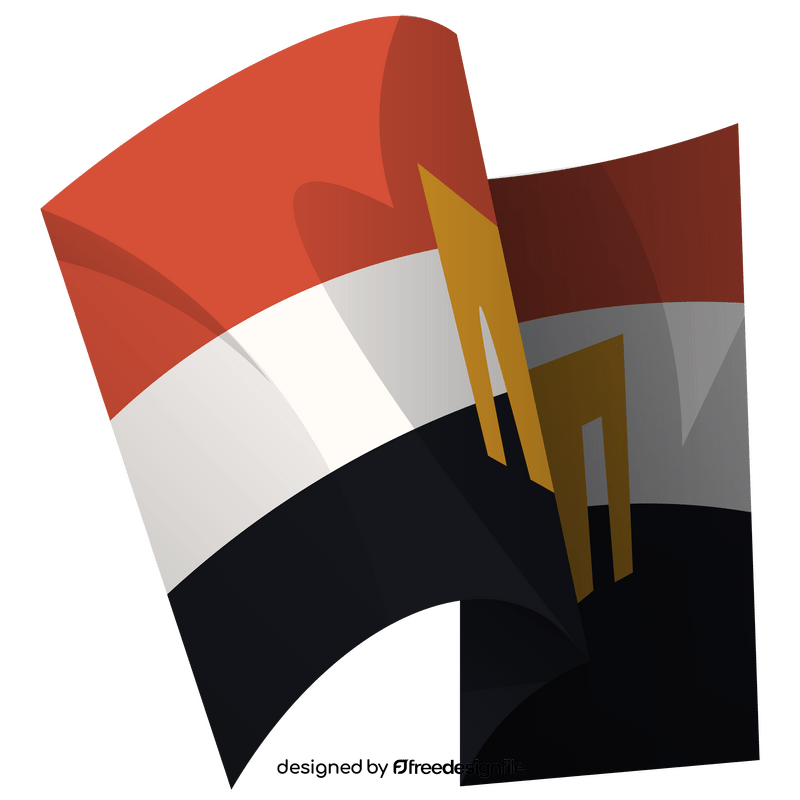 Egypt flag clipart