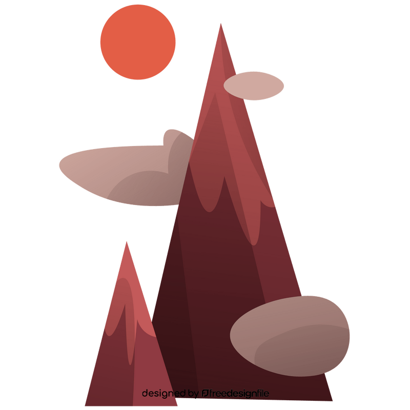 Georgia mountains clipart