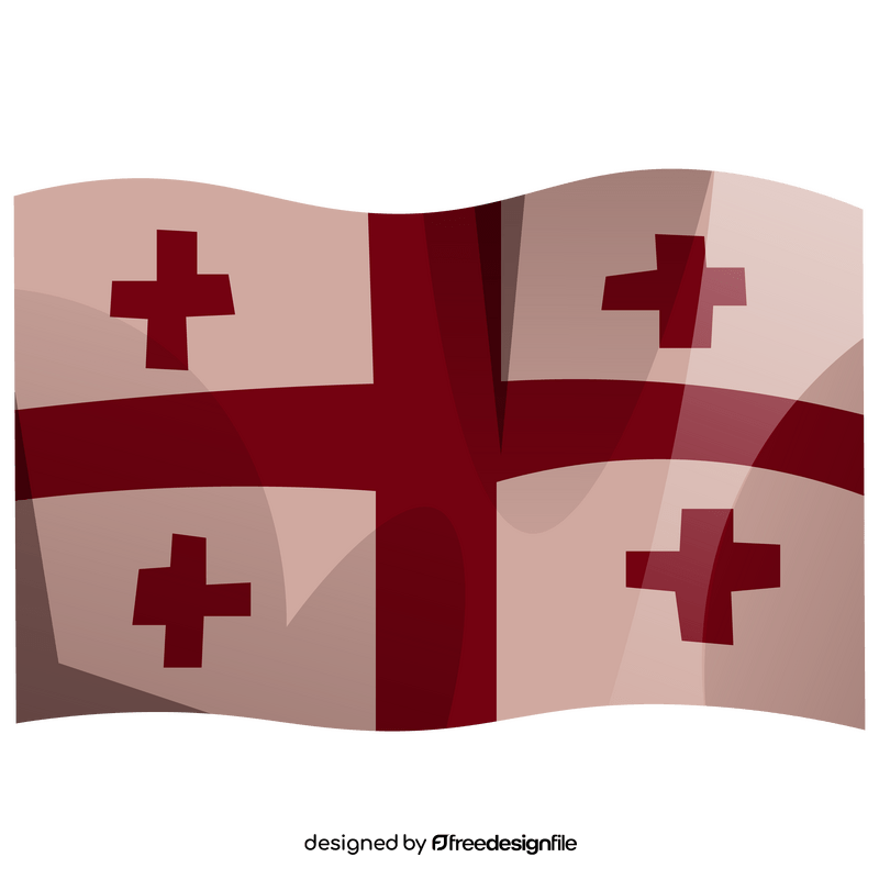 Georgia flag clipart