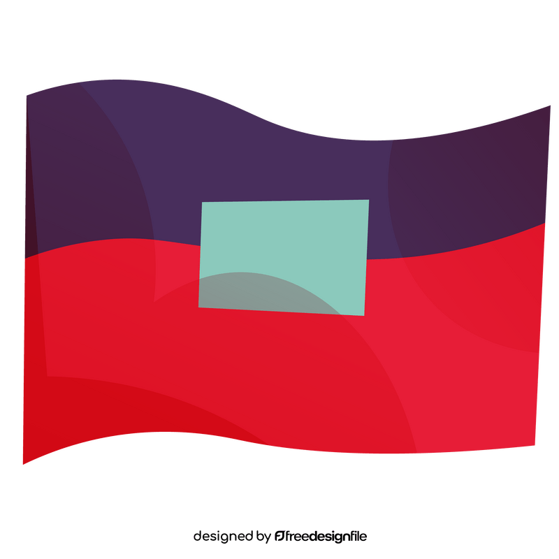 Haiti flag clipart