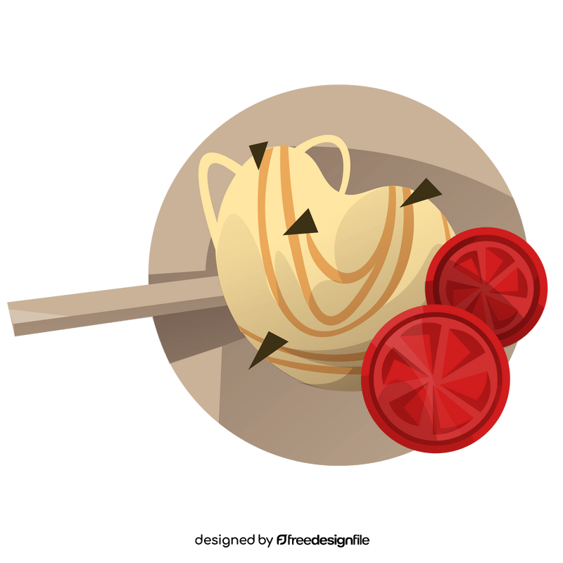 Italian spaghetti clipart