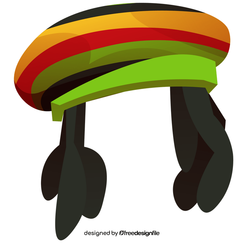 Jamaican hat Rasta clipart