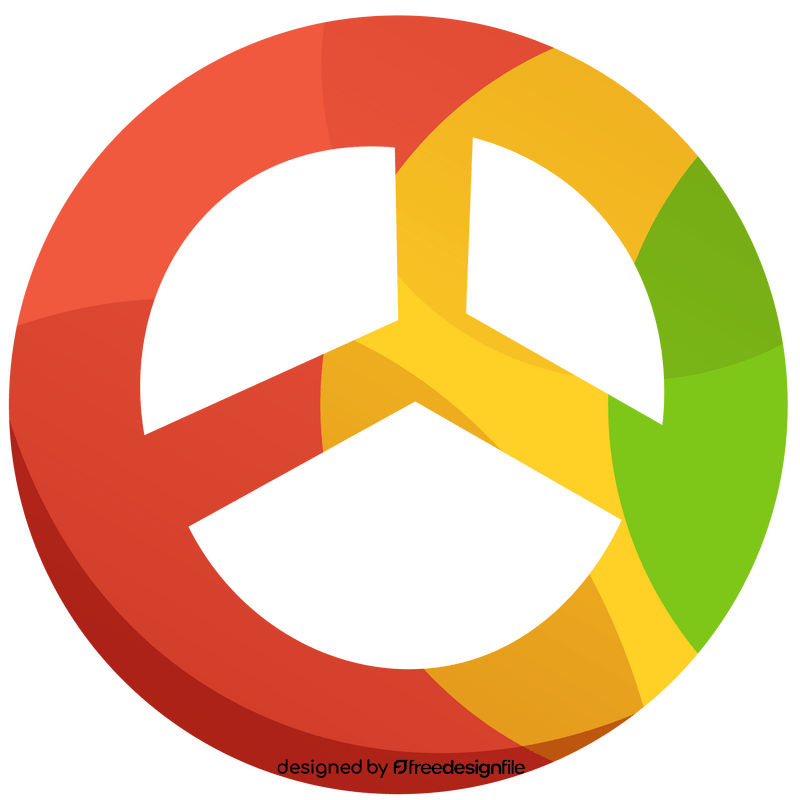 Peace sign Jamaica clipart