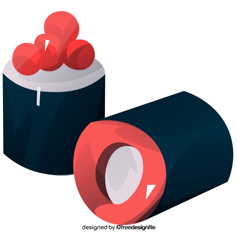 Japan sushi rolls clipart