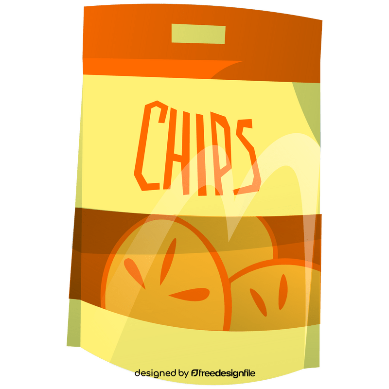 Persimmon chips clipart