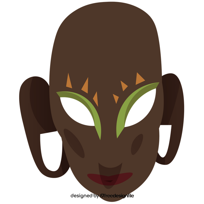 African mask clipart