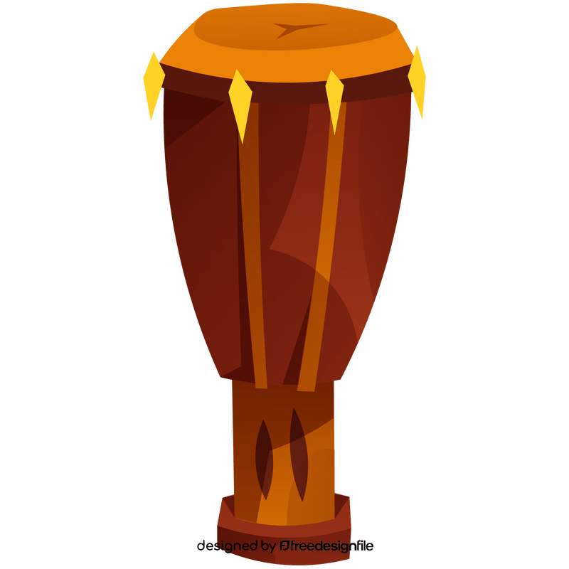 African drum musical instrument clipart