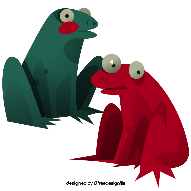 Madagascar frogs clipart