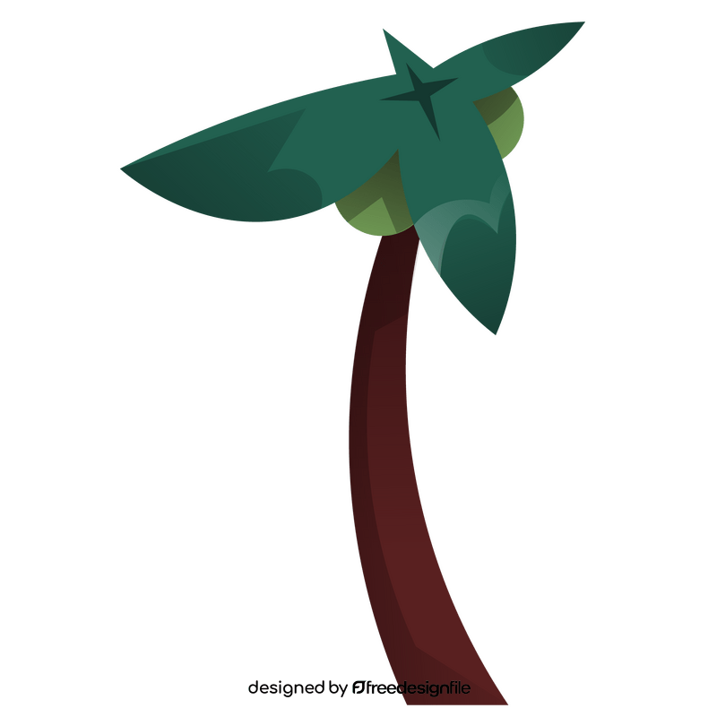 Madagascar palm tree clipart