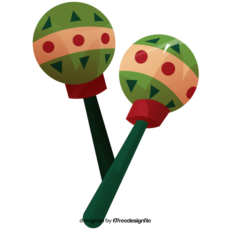 Maracas Mexico clipart