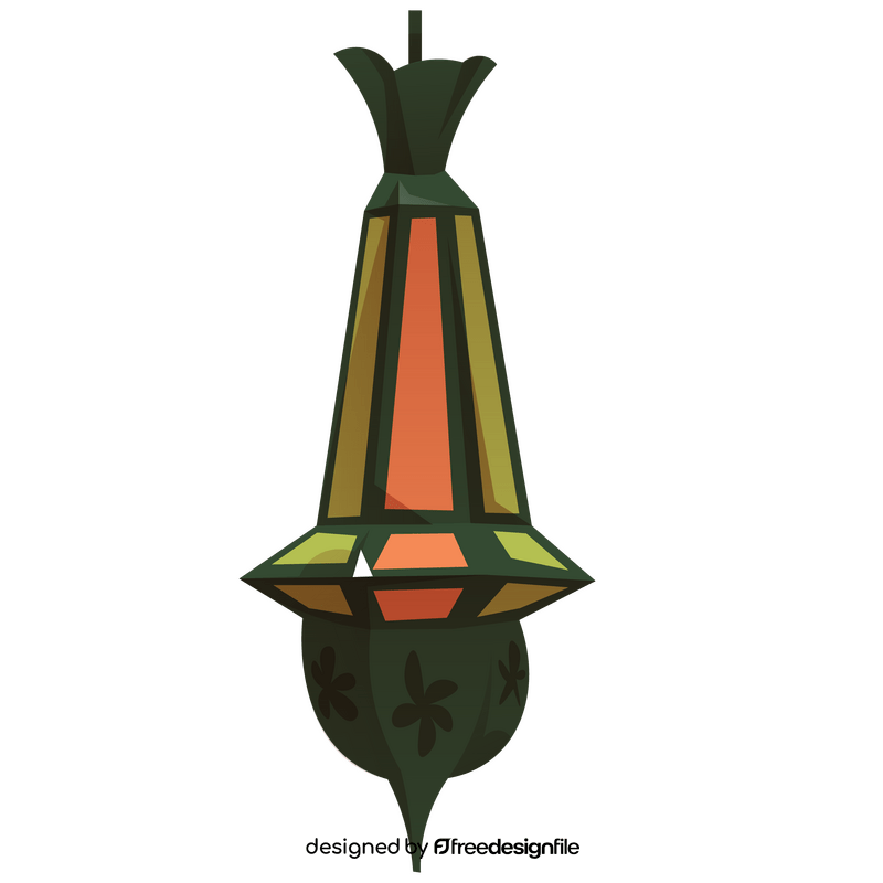 Moroccan lamp clipart