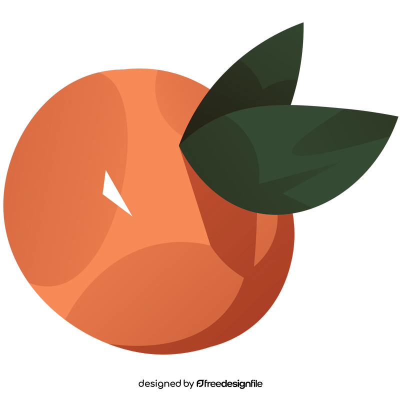 Mandarin fruit clipart