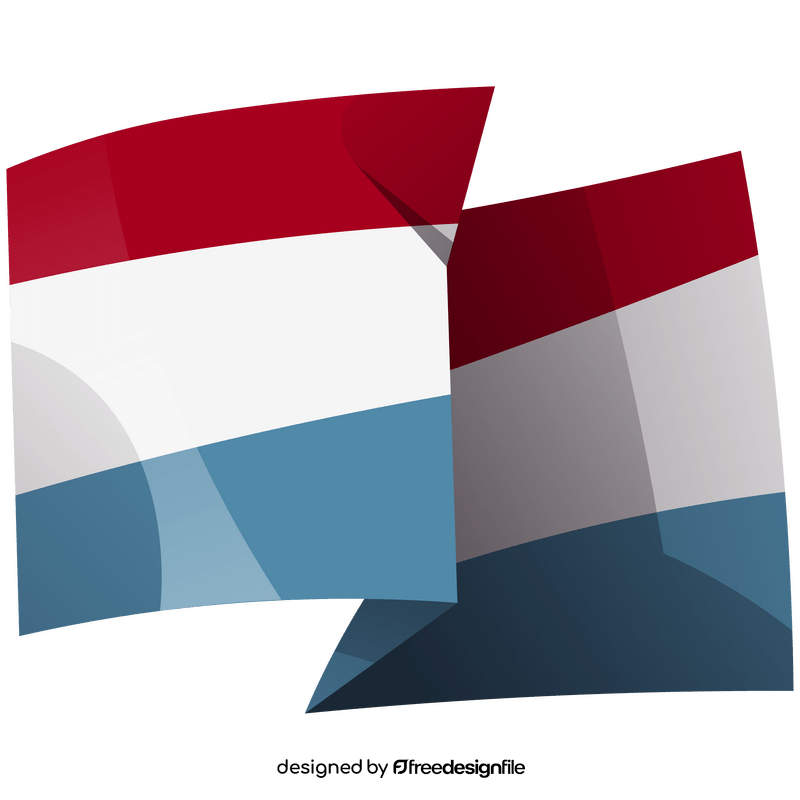 Netherlands flag clipart