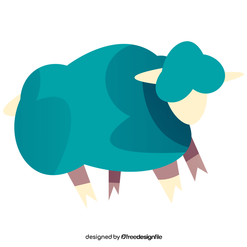 New Zealand sheep clipart