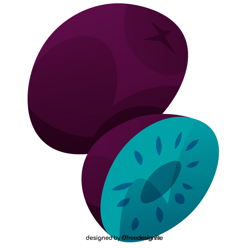 New Zealand kiwi fruit clipart