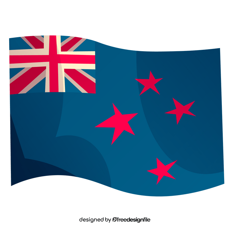 New Zealand flag clipart